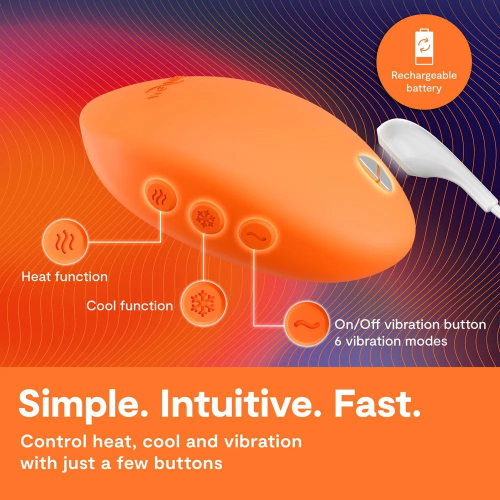 Вибратор We-Vibe Temp, оранжевый