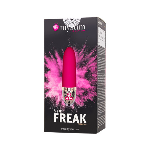 Мини-вибратор перезаряжаемый красный Mystim Sleak Freak