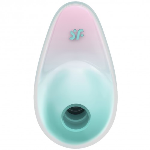 Вакуумно-волновой стимулятор с вибрацией мятно-розовый Pixie Dust Satisfyer