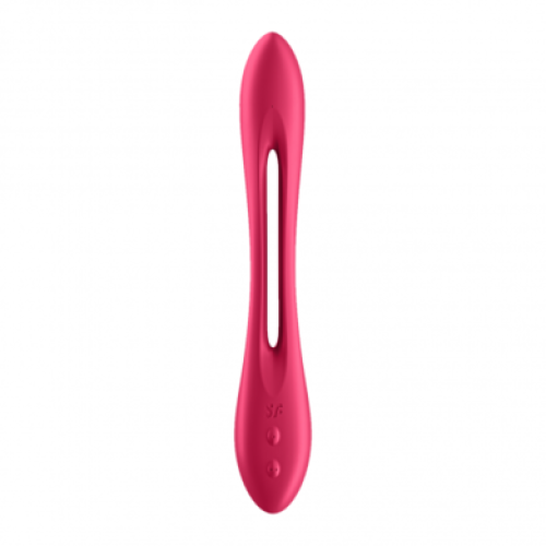 Многофункциональный вибратор для пар с гибкой основой Elastic Joy Red Satisfyer