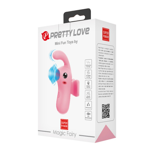 Мини-вибратор на палец с пульсацией Pretty Love Magic Fairy