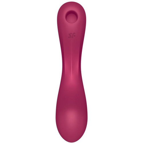 Вакуумный вибростимулятор для клитора и точки G розовый Curvy Trinity 1 Satisfyer