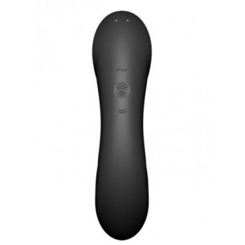 Вакуумный вибростимулятор для клитора и точки G черный Curvy Trinity 4 Satisfyer