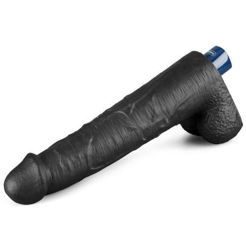 Реалистичный вибратор REAL SOFTEE 27 см BLACK
