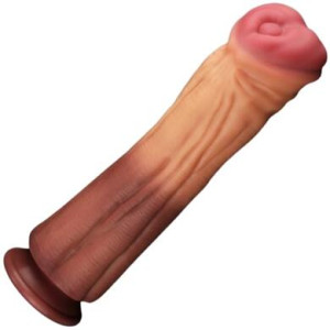 Фаллос-гигант на присоске Lovetoy Nature Cock King Sized 30 см (иной угол)