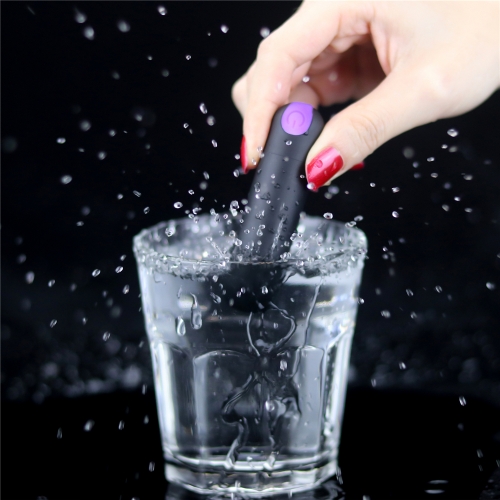 Черная вибропуля X-Basic Rechargeable Bullet 10 режимов