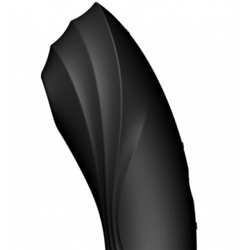 Вакуумный вибростимулятор для клитора и точки G черный Curvy Trinity 4 Satisfyer
