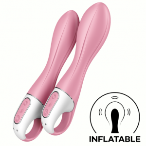 Расширяющийся вибратор розовый Air Pump Vibrator 2 Satisfyer (иной угол)