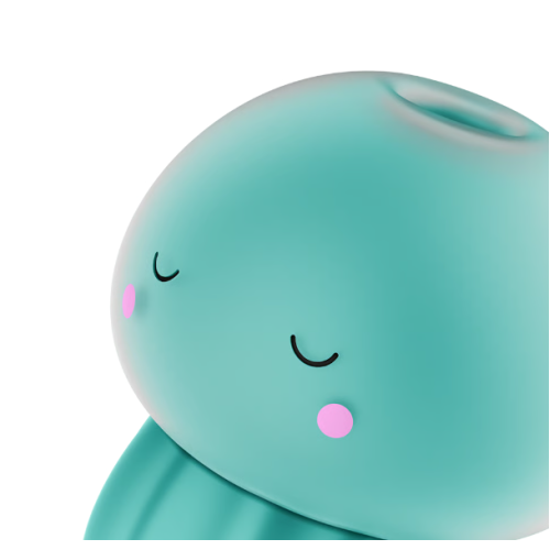 Вакуумный стимулятор клитора бирюзовый Jelly-cious Satisfyer