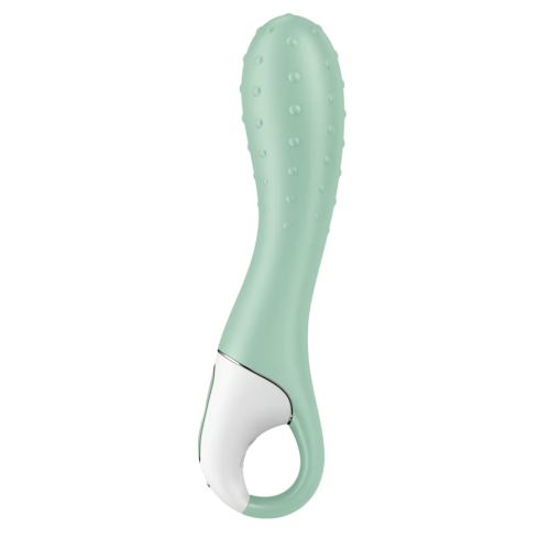 Расширяющийся вибратор зеленый Air Pump Vibrator 3 Satisfyer