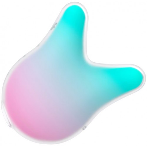 Вакуумно-волновой стимулятор с вибрацией мятно-розовый Mermaid Vibes Satisfyer