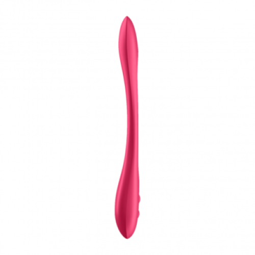 Многофункциональный вибратор для пар с гибкой основой Elastic Joy Red Satisfyer