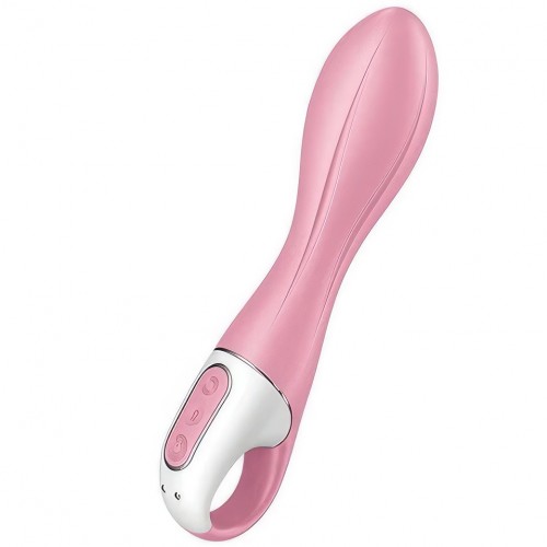 Расширяющийся вибратор розовый Air Pump Vibrator 2 Satisfyer