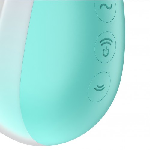 Вакуумно-волновой стимулятор с вибрацией мятно-розовый Pixie Dust Satisfyer