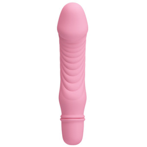Мини-вибратор Stev светло-розовый (иной угол)