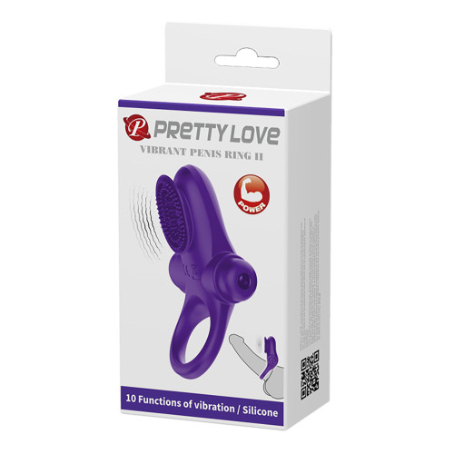Эрекционное виброкольцо Pretty Love Penis Ring 2