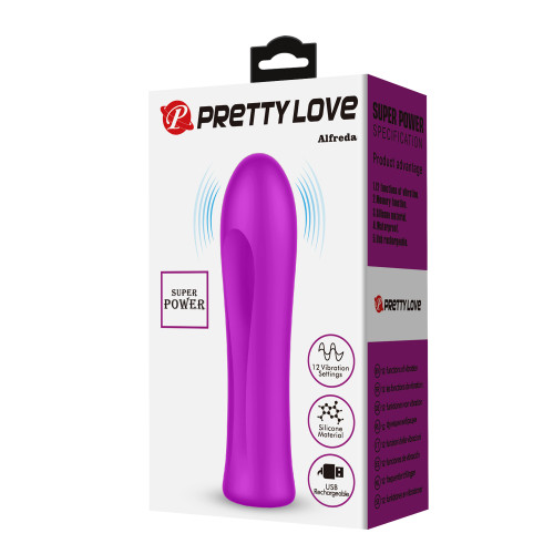 Мини-вибратор Pretty Love Alfreda розовый
