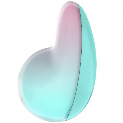 Вакуумно-волновой стимулятор с вибрацией мятно-розовый Pixie Dust Satisfyer