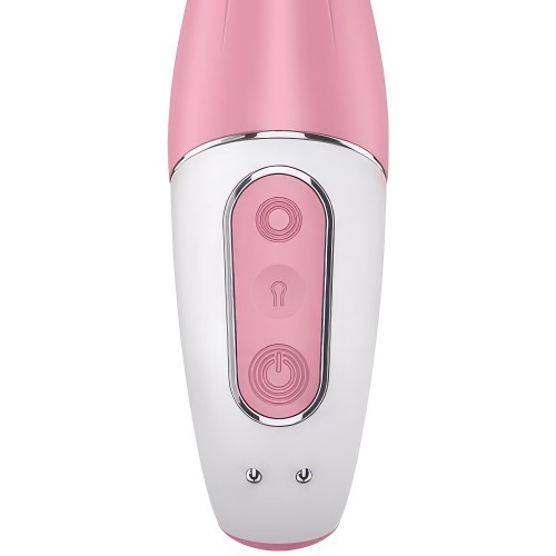 Расширяющийся вибратор розовый Air Pump Vibrator 2 Satisfyer