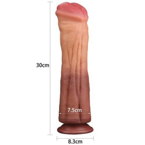 Фаллос-гигант на присоске Lovetoy Nature Cock King Sized 30 см