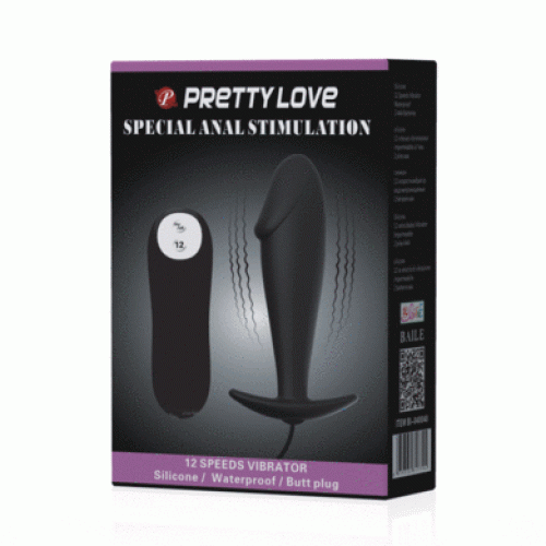 Анальная втулка с вибрацией Pretty Love Special Anal Stimulation