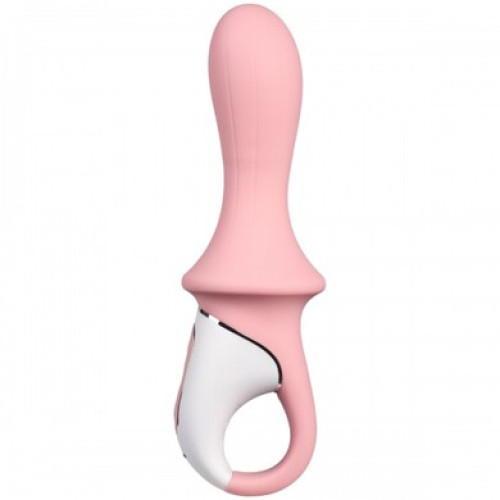 Расширяющийся анальный смарт-вибратор розовый Air Pump Booty 5+ Satisfyer