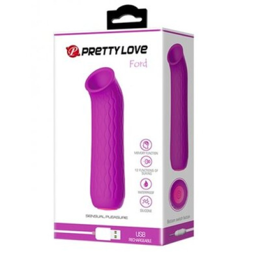 Вакуумный стимулятор с вибрацией Pretty Love Ford