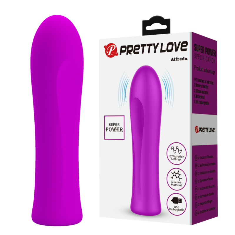 Мини-вибратор Pretty Love Alfreda розовый