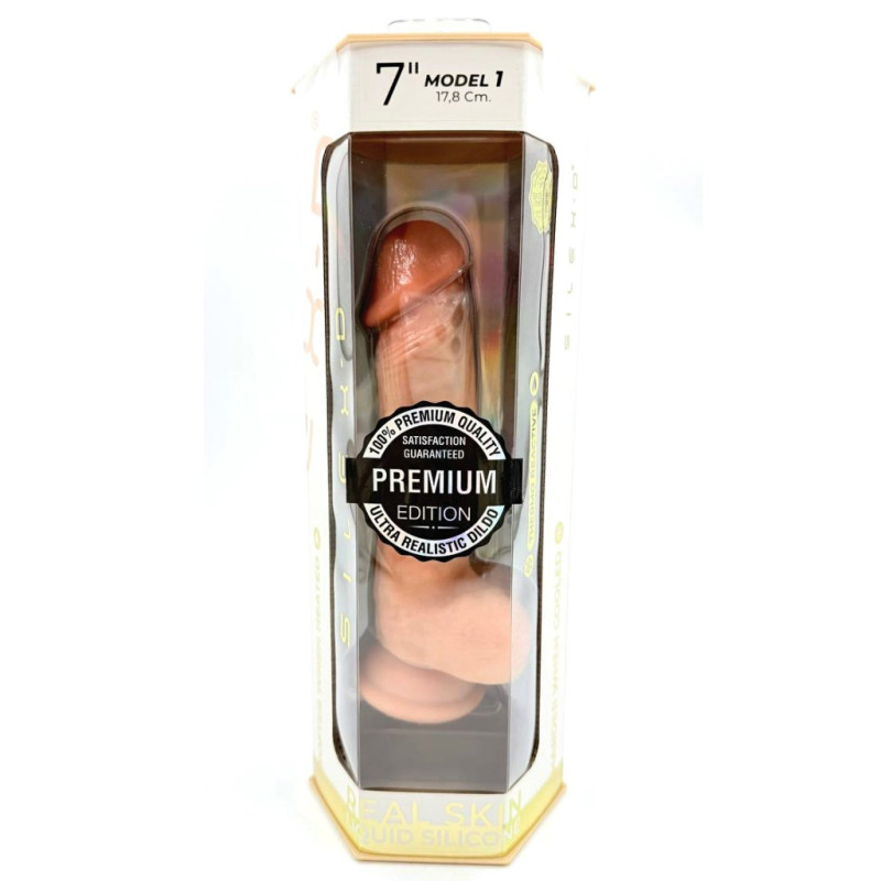 Фаллоимитатор Premium Real Skin Model 1 "7" 17,8 см
