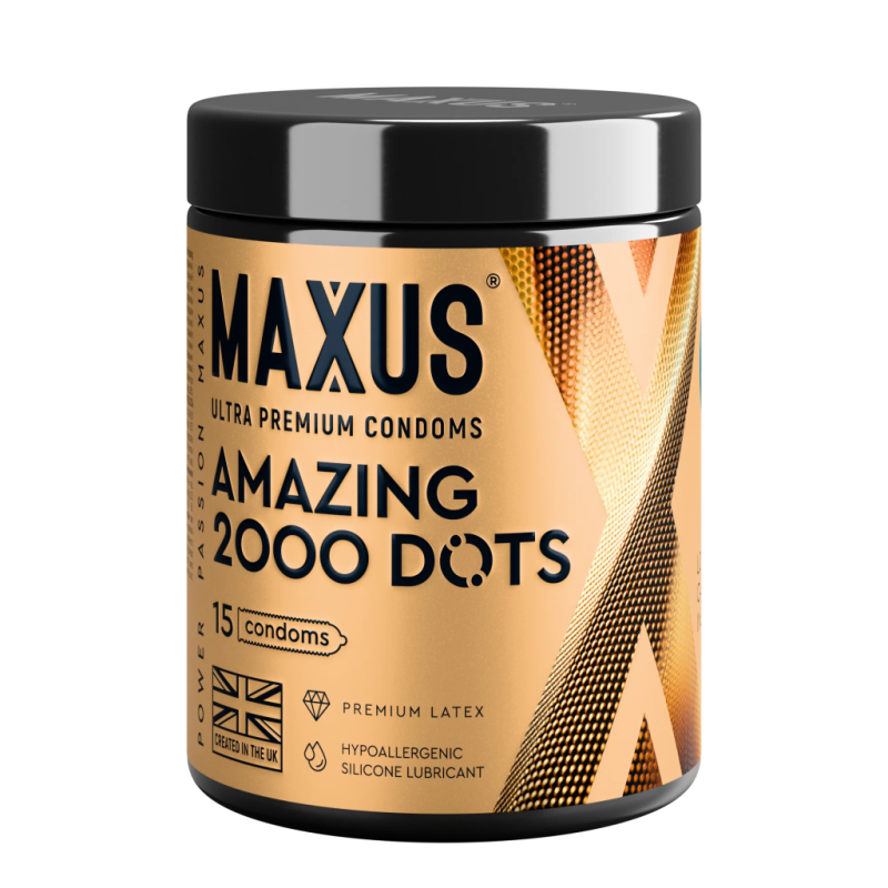 MAXUS Презервативы точечные Amazing 15 шт X-Edition