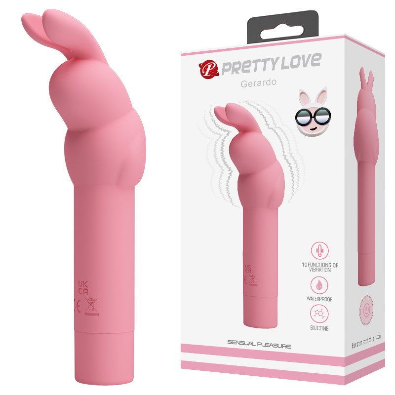 Мини-вибратор Pretty Love Gerardo нежно-розовый