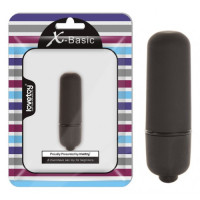 Черная вибропуля X-Basic Bullet Mini