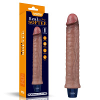 Реалистичный вибратор REAL SOFTEE 24 см