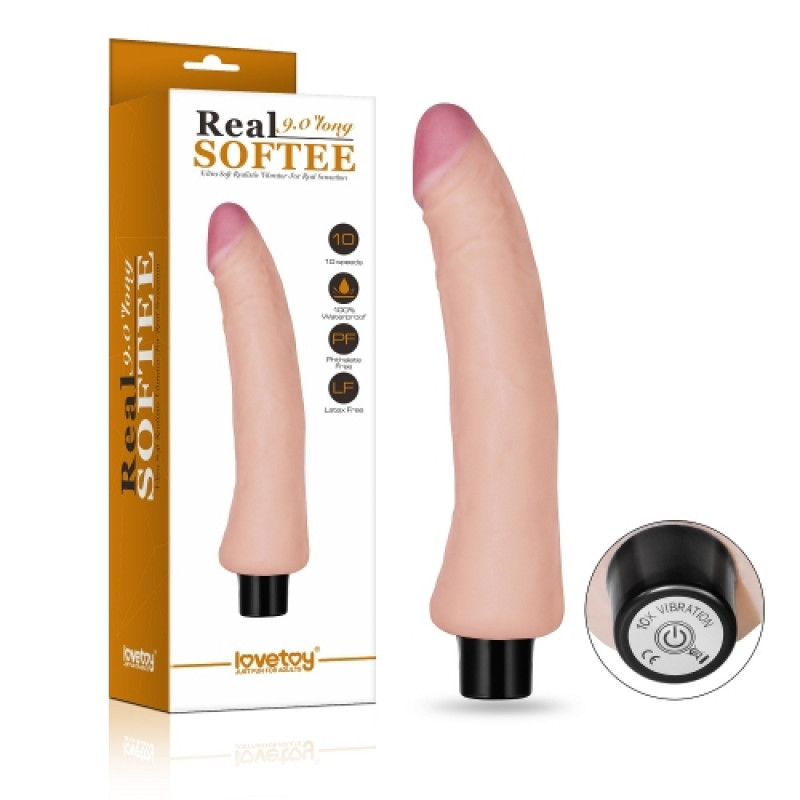 Реалистичный вибратор REAL SOFTEE 22 см