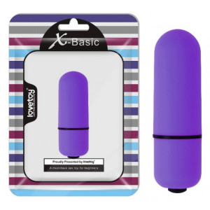 Фиолетовая вибропуля X-Basic Bullet Mini