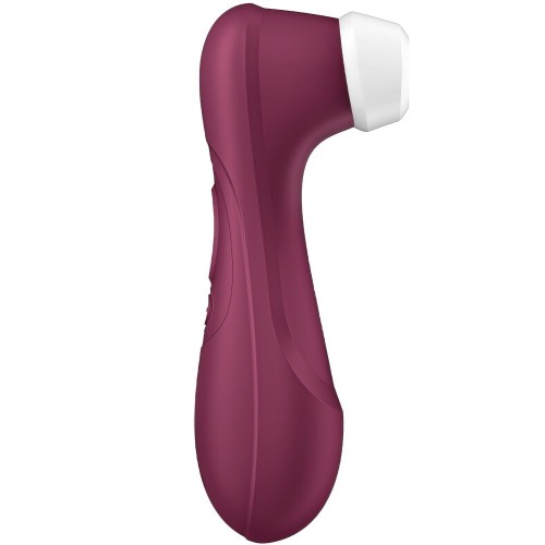 Вакуумно-волновой бесконтактный стимулятор бордовый Pro 2 Generation 3 Satisfyer
