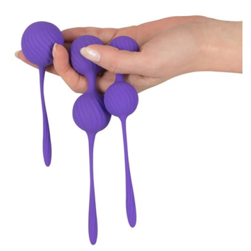 Набор вагинальных шариков фиолетовый Smile 3 Kegel Training Balls