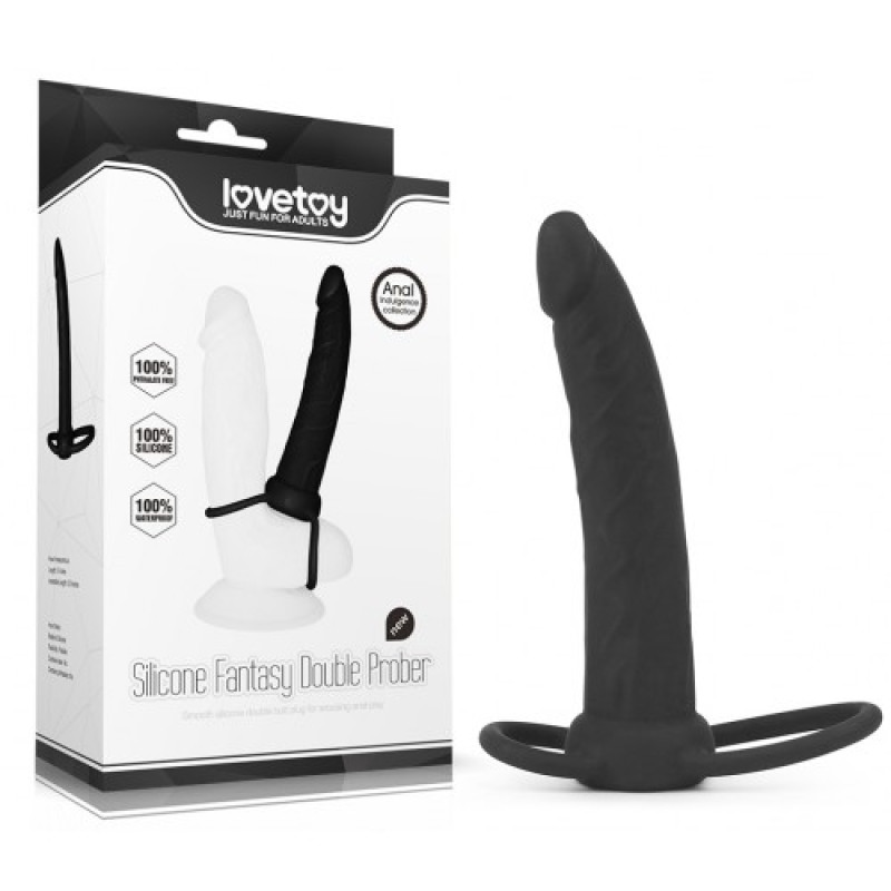 Насадка для двойного проникновения Silicone Fantasy Double Prober 15 см