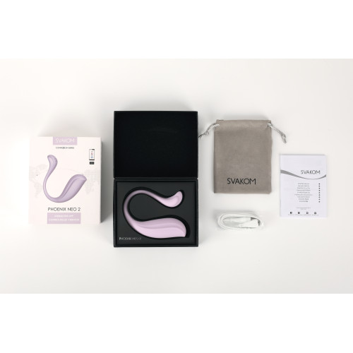 Интерактивное смарт-виброяйцо SVAKOM PHOENIX NEO 2 Pastel Lilac