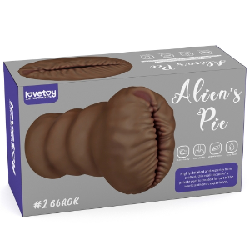 Мастурбатор Инопланетная вагина Alien's Pie №2 Black