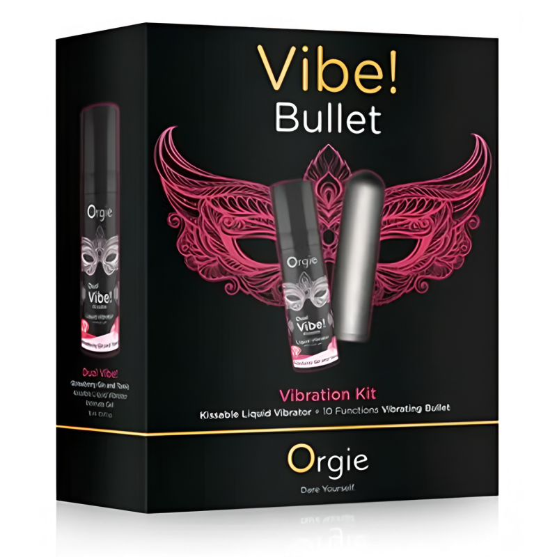 Набор Orgie Vibe! Bullet с вибрирующим гелем Dual Vibe и вибропулей