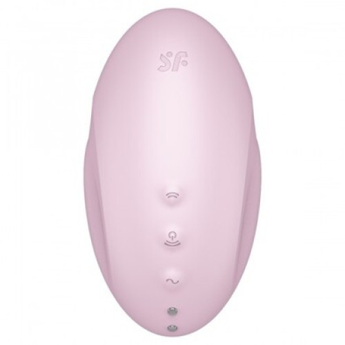 Вакуумно-волновой стимулятор клитора с вибрацией розовый Vulva Lover 3 Satisfyer
