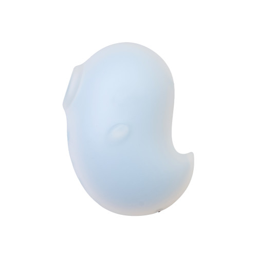Вакуумно-волновой стимулятор клитора с вибрацией голубой Cutie Ghost Satisfyer