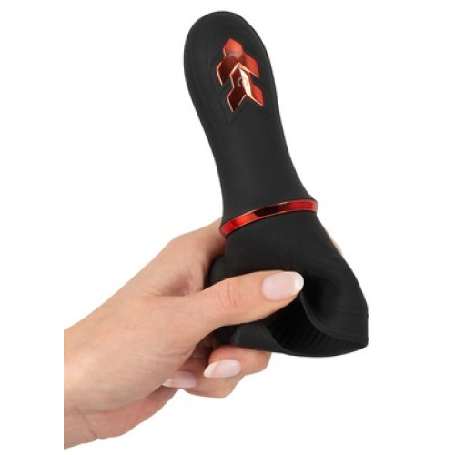 Мастурбатор нереалистичный с вибрацией c 2-мя моторами Rebel Glans Masturbator with 2 Motors
