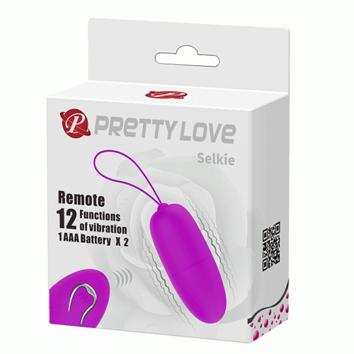 Виброяйцо с пультом Pretty Love Selkie