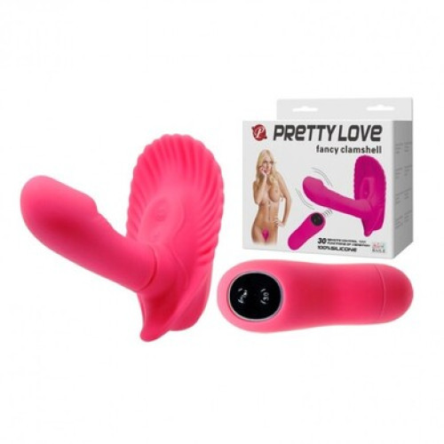 Вибростимулятор с дистанционным управлением Pretty Love Fancy Clamshell