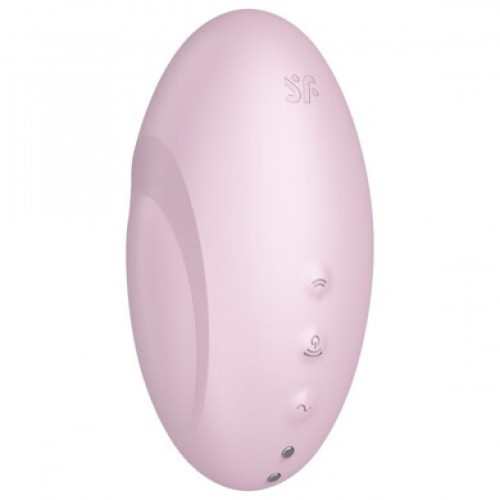 Вакуумно-волновой стимулятор клитора с вибрацией розовый Vulva Lover 3 Satisfyer