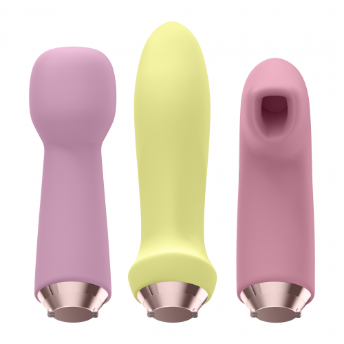 Набор из четырех игрушек Marvelous Four Vibrator & Air Pulse Set Satisfyer