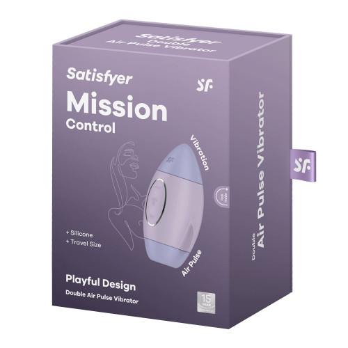 Вакуумно-волновой вибратор фиолетовый Mission Control Satisfyer