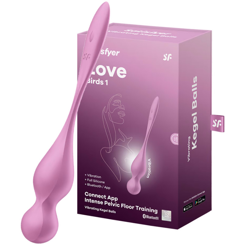 Виброшарики розовые Love Birds 1 Satisfyer